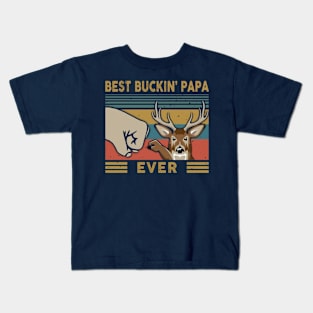 Best Buckin Papa Ever Kids T-Shirt